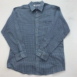 Main Stream Navy green and White Checkered Shirt